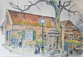 Town square, Bronkhorst The Netherlands (Giclee Print)