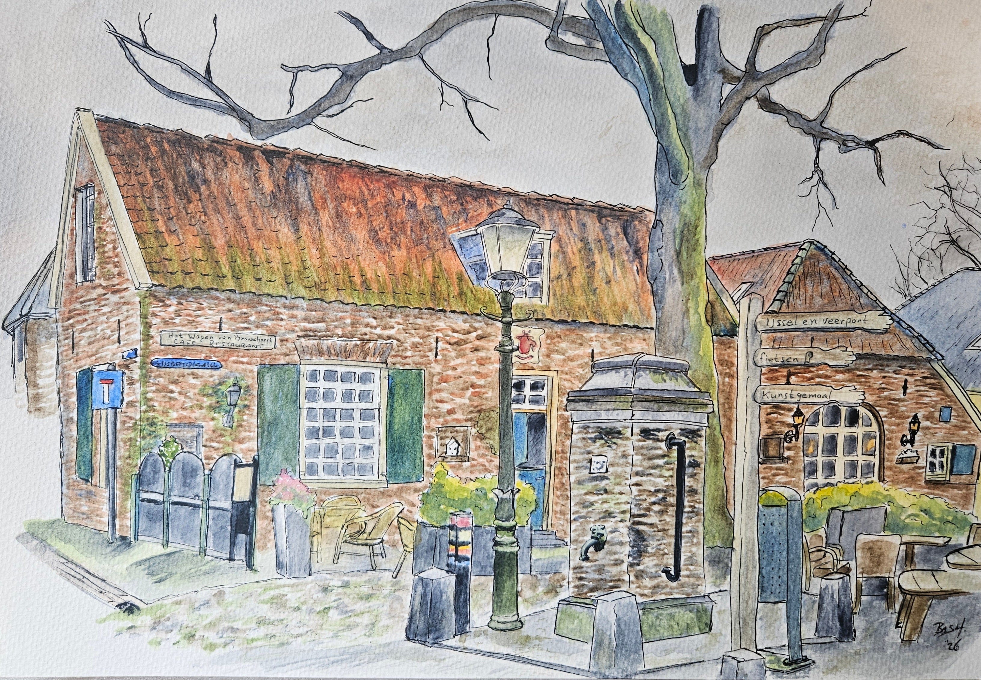Town square, Bronkhorst The Netherlands