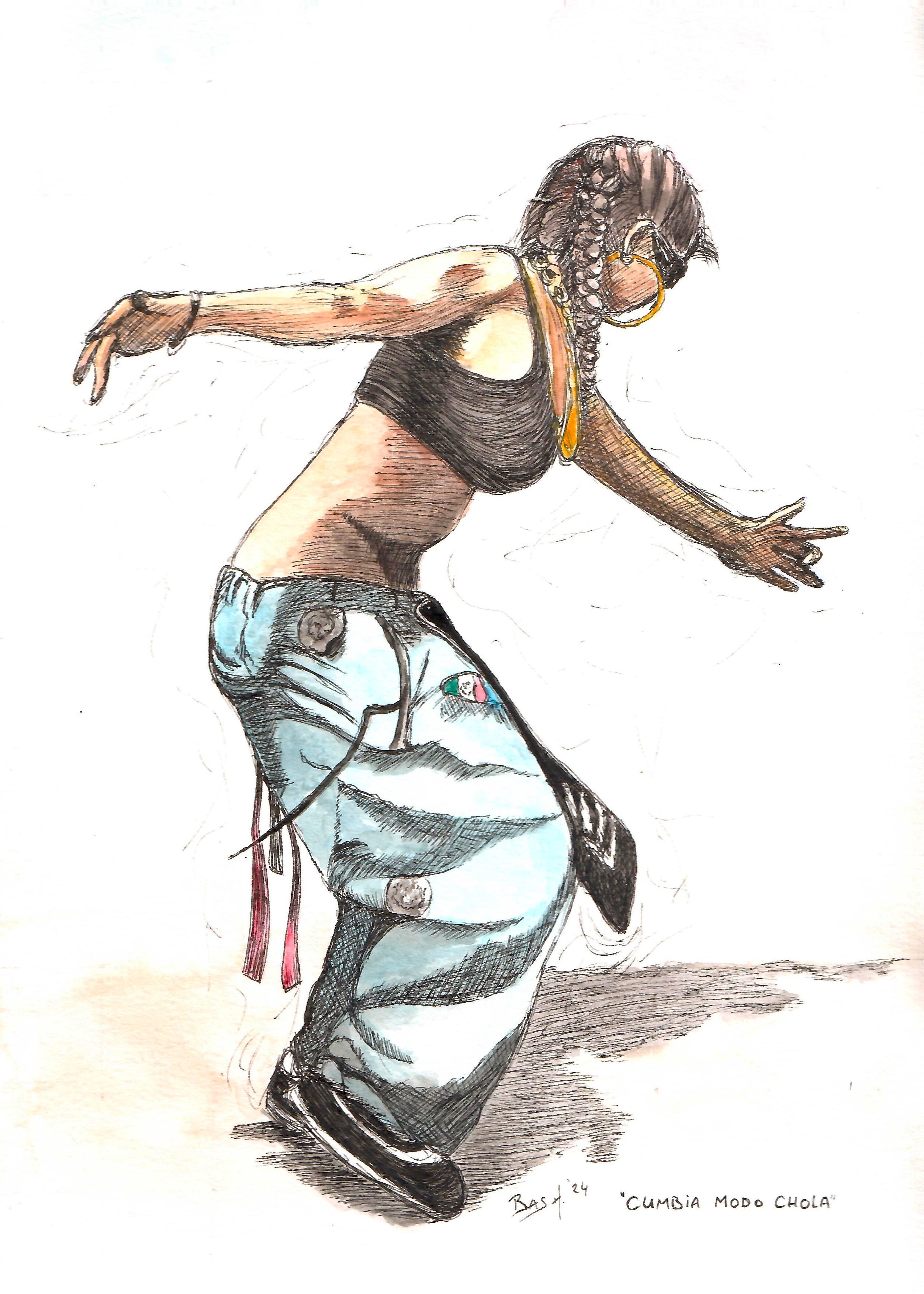 Cumbia dancer
