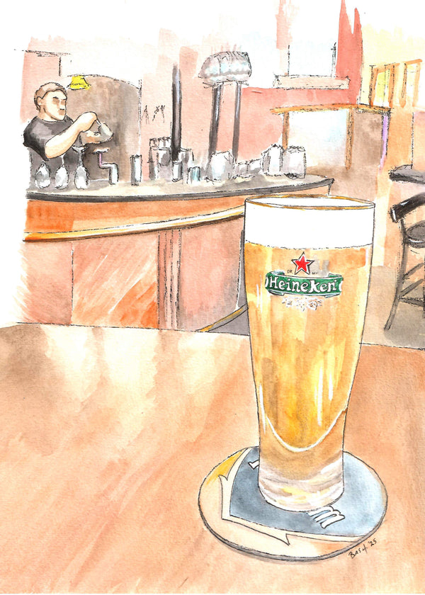 A beer in Amsterdam