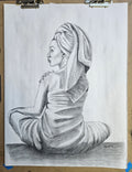 Woman in towels