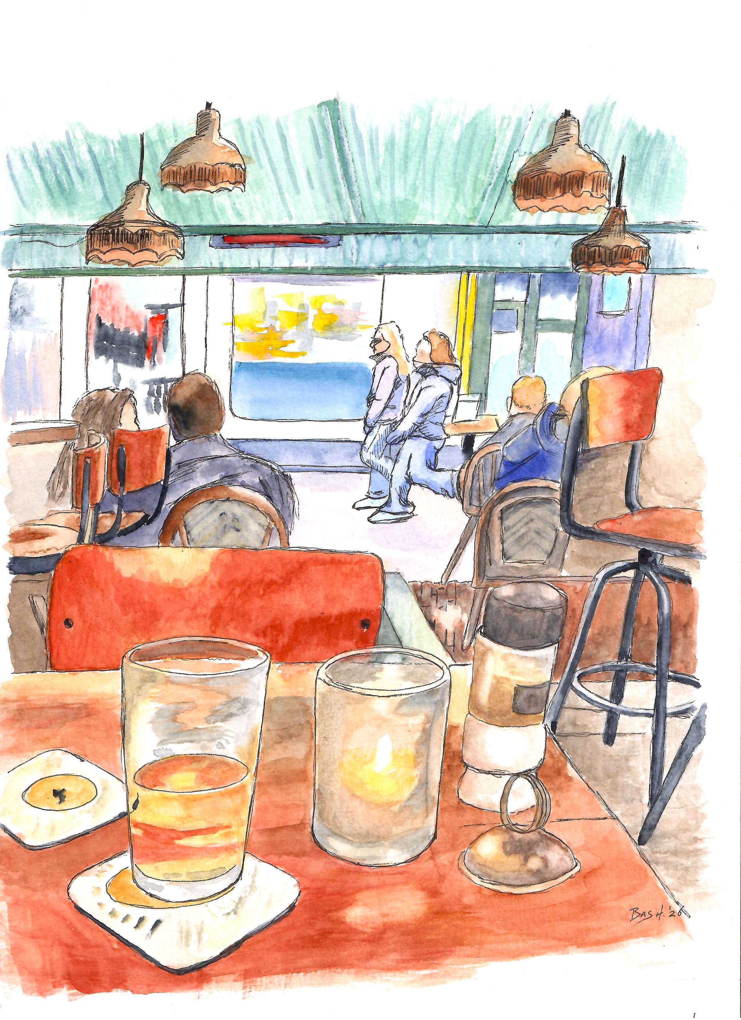 View from a cafe in Utrecht