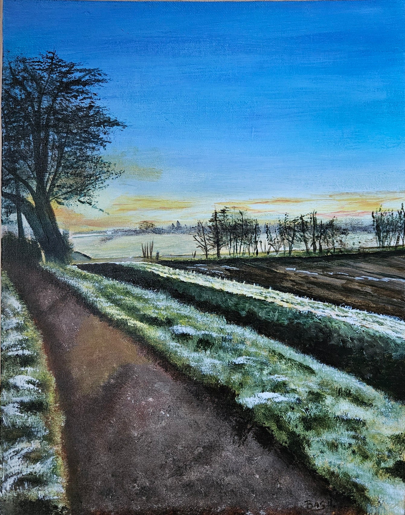 A winter day in the east of the Netherlands